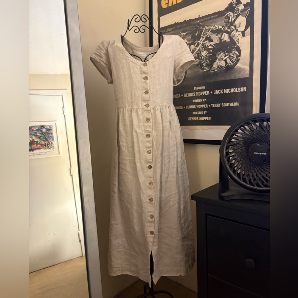 NPL linen Bellevue Dress